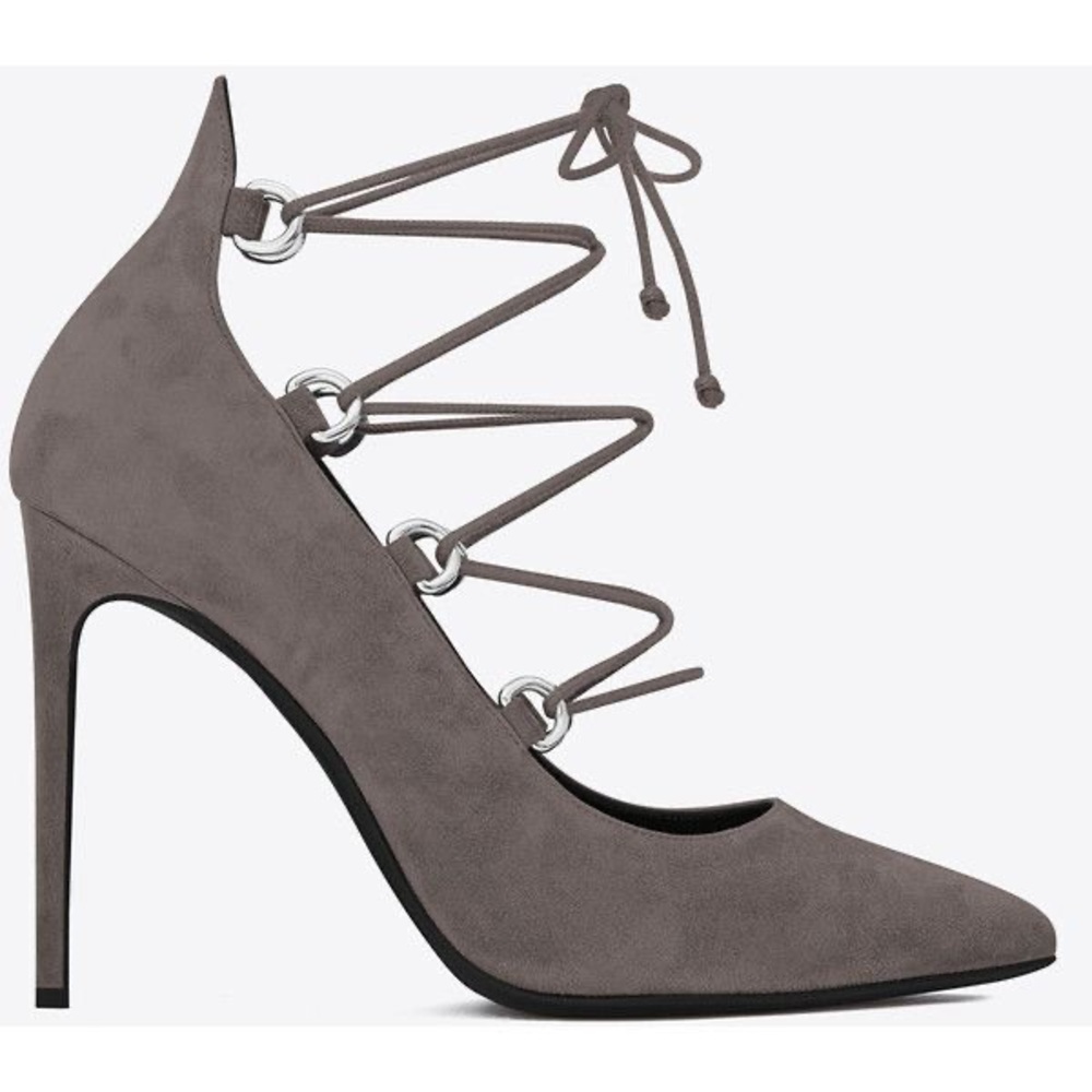 SAINT LAURENT PARIS SKINNY ESCARPIN PUMP 39.5 - Picture 2 of 6